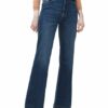 7 For All Mankind Modern Dojo Flared Fit Flared Leg Jeans Damen, Blau