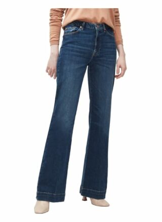 7 For All Mankind Modern Dojo Flared Fit Flared Leg Jeans Damen, Blau