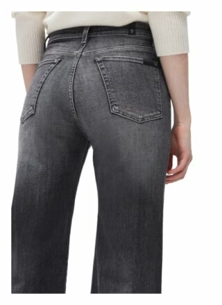 7 For All Mankind Modern Dojo Flared Fit Flared Leg Jeans Damen, Grau