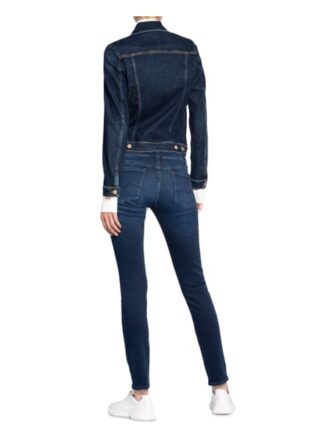 7 For All Mankind Pyper Crop 7/8 Skinny Jeans Damen, Blau