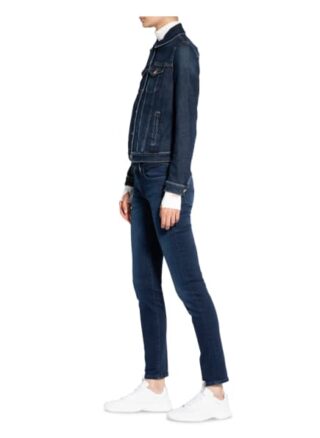7 For All Mankind Pyper Crop 7/8 Skinny Jeans Damen, Blau