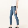7 For All Mankind Pyper Skinny Jeans Damen, Blau