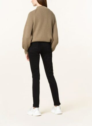 7 For All Mankind Pyper Skinny Jeans Damen, Schwarz