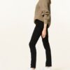 7 For All Mankind Pyper Skinny Jeans Damen, Schwarz