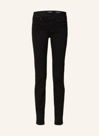 7 For All Mankind Pyper Skinny Jeans Damen, Schwarz