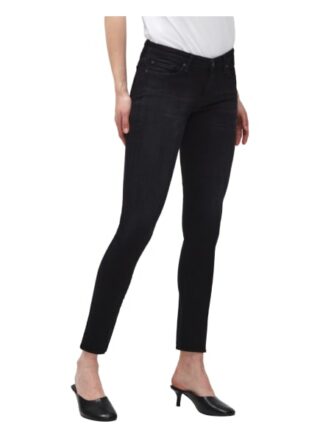 7 For All Mankind Pyper Slim Fit Skinny Jeans Damen, Schwarz
