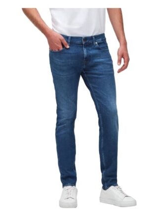7 For All Mankind Ronnie Eco Regular Fit Jeans Herren, Blau