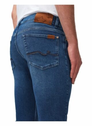 7 For All Mankind Ronnie Eco Regular Fit Jeans Herren, Blau
