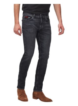 7 For All Mankind Ronnie Regular Fit Jeans Herren, Grau