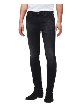 7 For All Mankind Ronnie Regular Fit Jeans Herren, Schwarz