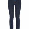 7 For All Mankind Roxanne Slim Fit Skinny Jeans Damen, Blau