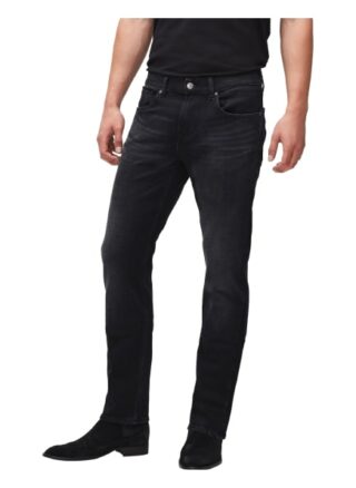 7 For All Mankind Slimmy Slim Fit Jeans Herren, Schwarz
