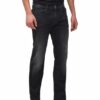 7 For All Mankind Slimmy Slim Fit Jeans Herren, Schwarz