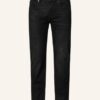 7 For All Mankind Slimmy Slim Fit Jeans Herren, Schwarz