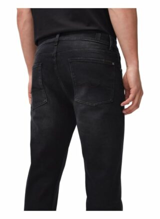 7 For All Mankind Slimmy Slim Fit Jeans Herren, Schwarz