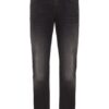 7 For All Mankind Slimmy Slim Fit Jeans Herren, Schwarz