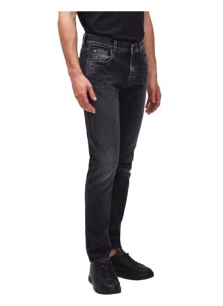7 For All Mankind Slimmy Tapered Jeans Herren, Schwarz