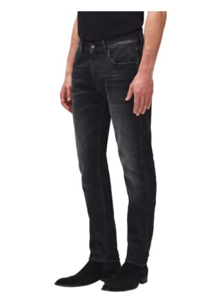 7 For All Mankind Slimmy Tapered Jeans Herren, Schwarz