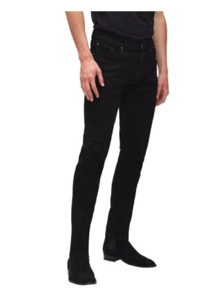 7 For All Mankind Slimmy Tapered Jeans Herren, Schwarz