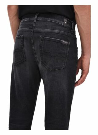 7 For All Mankind Slimmy Tapered Jeans Herren, Schwarz