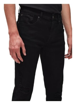 7 For All Mankind Slimmy Tapered Jeans Herren, Schwarz