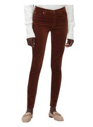 7 For All Mankind The Hw Skinny Skinny Fit Chino-Jeans Damen, Braun