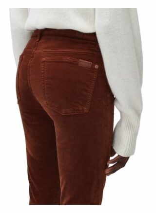 7 For All Mankind The Hw Skinny Skinny Fit Chino-Jeans Damen, Braun