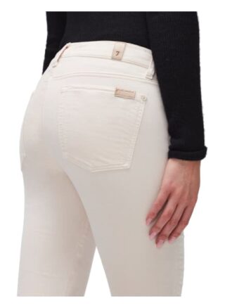 7 For All Mankind The Hw Skinny Skinny Fit Chino-Jeans Damen, Weiß