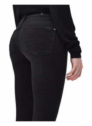 7 For All Mankind The Hw Skinny Skinny Fit Skinny Jeans Damen, Schwarz