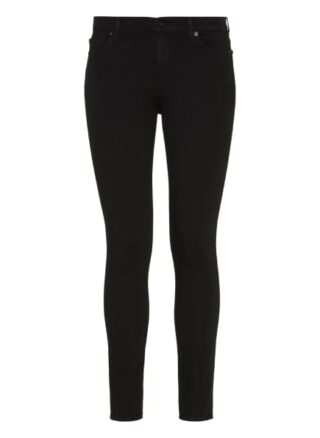 7 For All Mankind The Hw Skinny Skinny Fit Skinny Jeans Damen, Schwarz