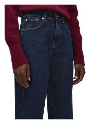 7 For All Mankind The Modern Straight Straight Fit Straight Leg Jeans Damen, Blau