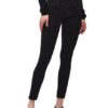 7 For All Mankind The Skinny Skinny Fit Skinny Jeans Damen, Schwarz