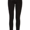 7 For All Mankind The Skinny Skinny Fit Skinny Jeans Damen, Schwarz