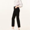 7 For All Mankind The Straight 7/8 Straight Leg Jeans Damen, Schwarz