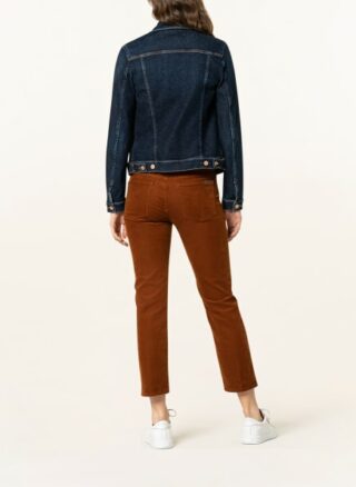 7 For All Mankind The Straight Crop 7/8-Cordhose Damen, Braun