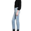 7 For All Mankind The Straight Crop Straight Leg Jeans Damen, Blau