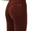 7 For All Mankind The Straight Straight Fit Chino-Jeans Damen, Braun