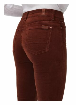 7 For All Mankind The Straight Straight Fit Chino-Jeans Damen, Braun