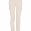 7 For All Mankind The Straight Straight Fit Chino-Jeans Damen, Weiß
