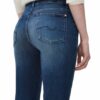 7 For All Mankind The Straight Straight Fit Straight Leg Jeans Damen, Blau