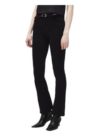 7 For All Mankind The Straight Straight Fit Straight Leg Jeans Damen, Schwarz