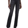 7 For All Mankind The Straight Straight Fit Straight Leg Jeans Damen, Schwarz