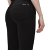 7 For All Mankind The Straight Straight Fit Straight Leg Jeans Damen, Schwarz