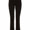 7 For All Mankind The Straight Straight Fit Straight Leg Jeans Damen, Schwarz