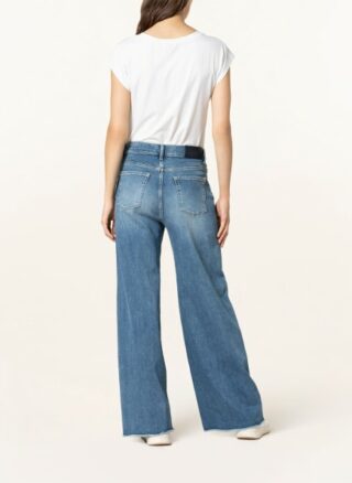 7 For All Mankind Zoey Flared Leg Jeans Damen, Blau