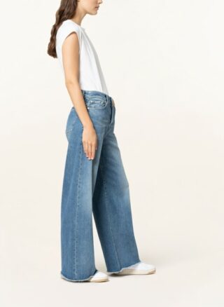 7 For All Mankind Zoey Flared Leg Jeans Damen, Blau