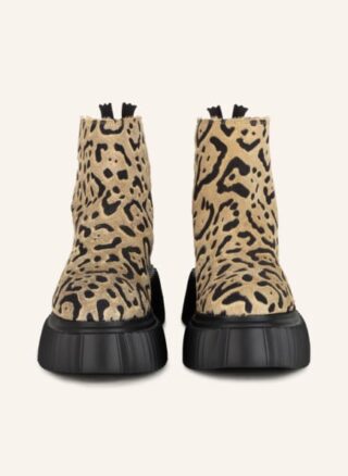 AGL Biker Boots Damen, Beige