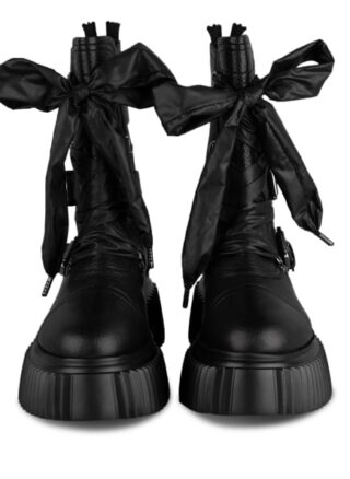 AGL Boots Marilu Biker Boots Damen, Schwarz