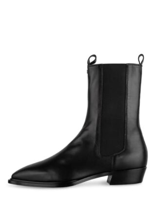 AGL Mahe Chelsea Boots Damen, Schwarz
