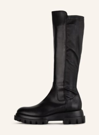 AGL Malika Plateau-Stiefel Damen, Schwarz